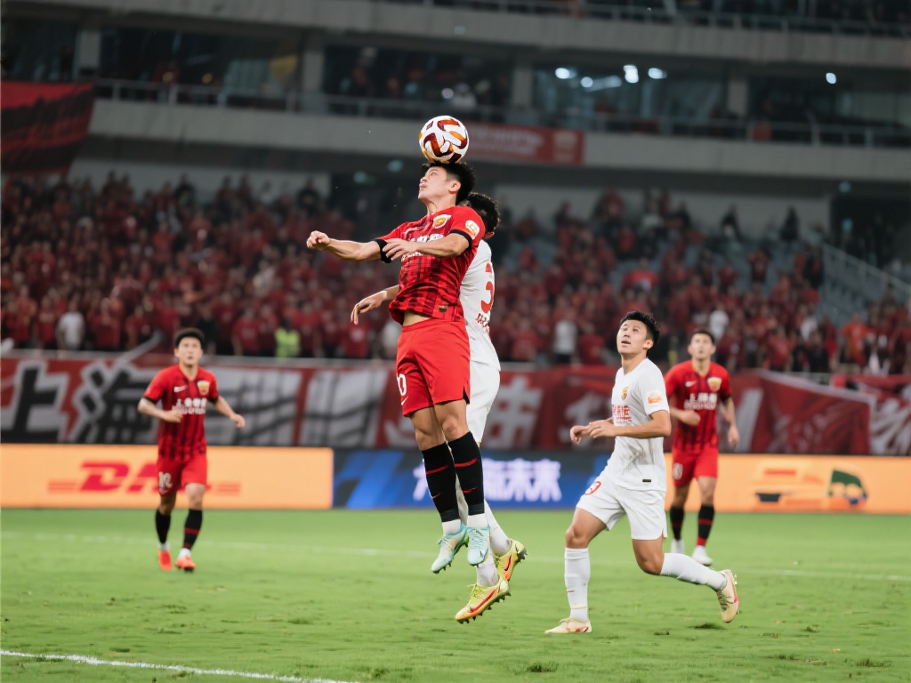头球制胜 上海海港主场告捷 随着赛季的深入,上海海港需要在更多比赛中